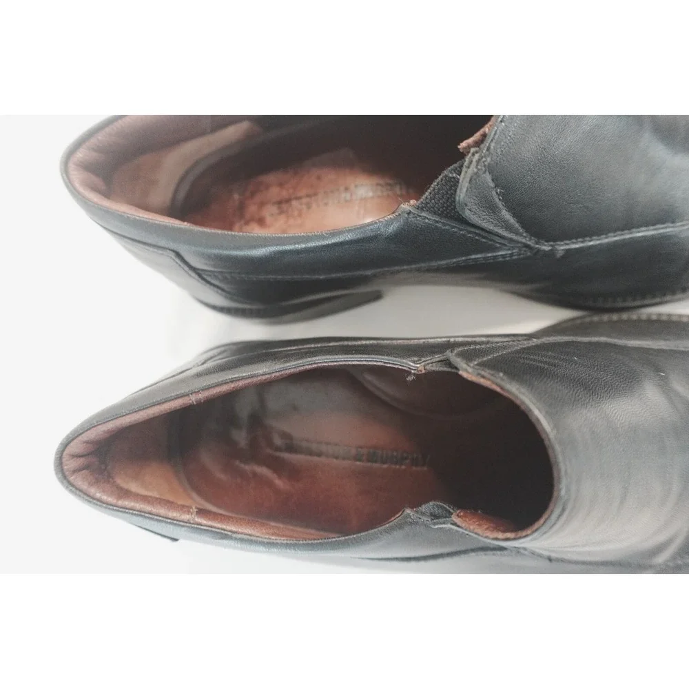 Johnston & Murphy Men's 9M H8 Slip‎ On Black Shoes Loafers  20-7507 Brazil C4